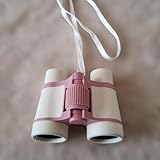 ピンクとホワイトの軽量双眼鏡 オペラグラス