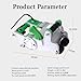 XRFCY Wall Groove Cutting Machine,Electric Wall Chaser Upgraded,1100W Concrete Cutting Slotting Machine,Handheld Channels Cutter Concrete Cutting Machine