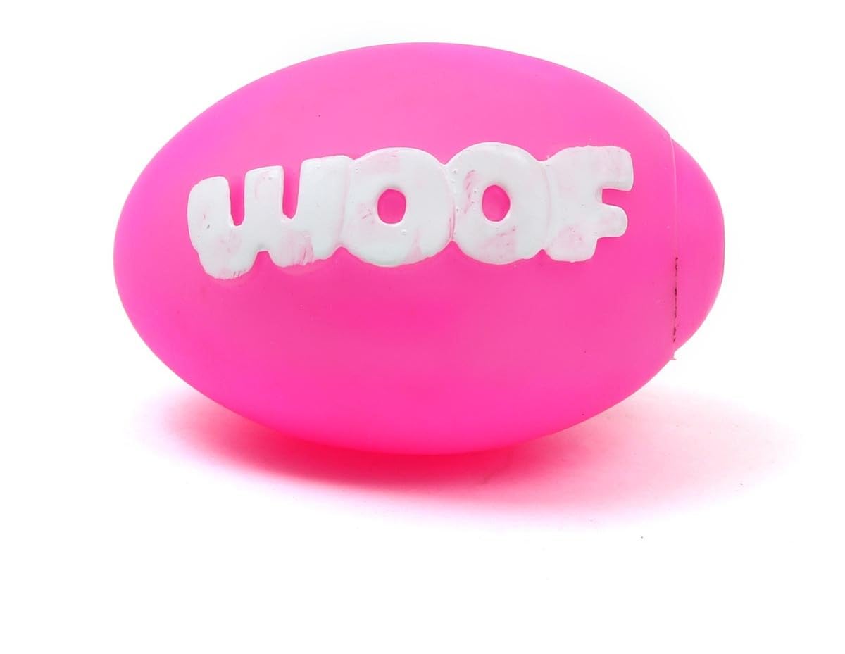 DHANAK Dog Woof Ball Squeaky Toys for Small & Medium Dogs, Fetch Balls for Interactive & Training, Pet Chew Toys (Pack of 2) (B0CXY12KVF) Amazon Price History, Amazon Price Tracker