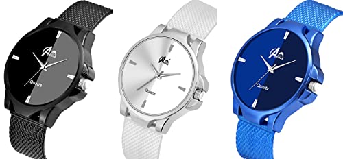 Image of Acnos Premium Dress Analogue Men's Watch(Multicolour Dial Polyurethane Colored Strap)-AC-251-252-254