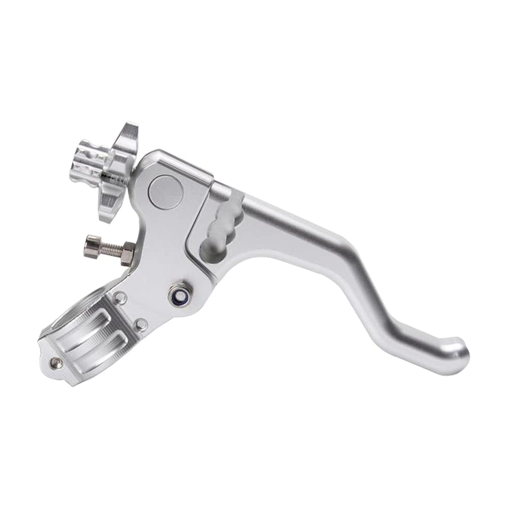 Eamrfvqt Silver Brake Clutch Levers, Aluminum Stunt Clutch Lever