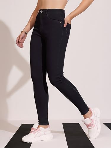 Image of Dolce Crudo Distressed High Rise Skinny Jeans for Women