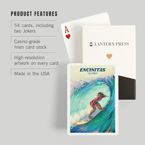 Lantern Press Encinitas, Vitamin Sea, 52 Naipes Póker miniatura 3