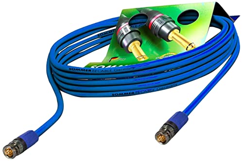 SOMMER CABLE 30 m 6G 3G SDI Video Patch Cable 4K UHD HD-SDI (HDTV) SC-Vector 0.8/3.7 1 x 0.80 mm² Blue BNC Connector NEUTRIK VTGX-3000-BL-BL 98.40 ft SOMMER CABLE 30 m 6G 3G SDI Video Patch Cable 4K UHD HD-SDI (HDTV) SC-Vector 0.8/3.7 1 x 0.80 mm² Blue BNC Connector NEUTRIK VTGX-3000-BL-BL 98.40 ft