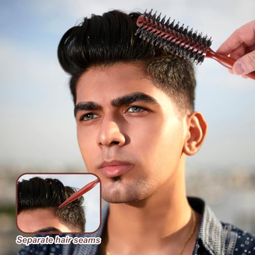 Giantree Small Round Brush, Boar Bristle Hair Brush - Image 2