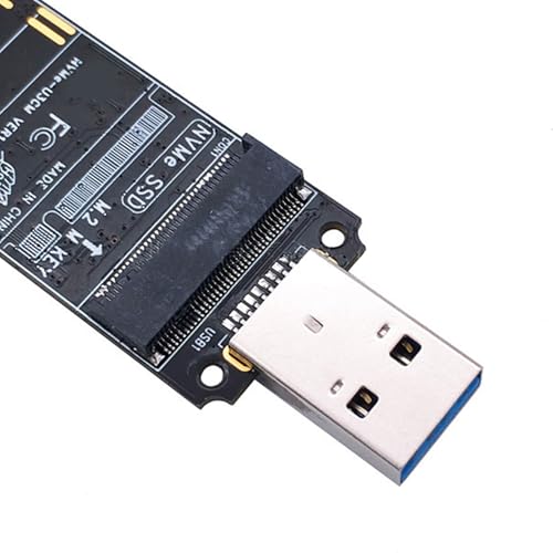 Remingtape 4 x NVME adapter USB M.2 NVME SSD na USB 3.1, adapter 10 Gbps USB 3.1 Gen 2 do M2 NVMe 2230 2242 2260 2280 SSD
