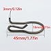 18307620323 Electronic Exhaust Actuator Flap Valve Spring Clip Fixing Bow Rattling Noise Fix Replacement For BMW 1 2 3 4 5 6 7 SERIES X1 X2 X5 X6