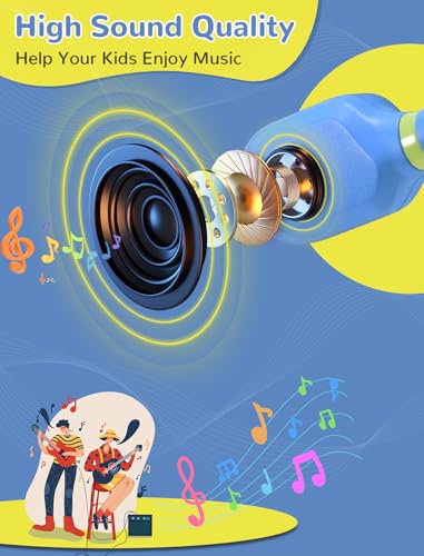 Casque conduction d'air enfants léger IPX5 protégeant l'audition
