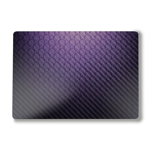 Carbon Fiber Laptop Skin Compatible with Surface Laptop 7 15" (2024) - Antique Purple - Premium 3M Vinyl Protective Wrap Decal Cover - Easy to Apply | Crafted in The USA by MightySkins