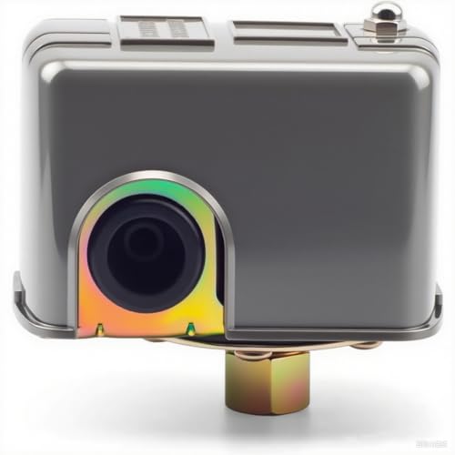 Candeon Pressostat Pompe Eau, 40-60psi 0.8-5.0 Bar Commutateur De ContrôLe De Pression De Pompe à Eau à Double Ressort RéGlable, G1/4 ContrôLeur Interrupteur De Commande De Pression De Pompe à Eau