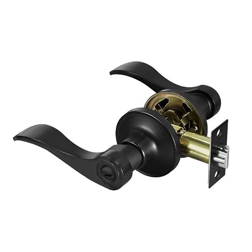 MQPALZKD Three Bar Lock Spherical Handle for Interchange Between Left Right Zinc Alloy Wooden Door Bedroom
