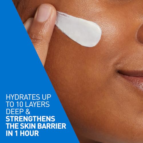 CeraVe AM Facial Moisturizing Lotion SPF 50, Face Moisturizer with SPF, Hyaluronic Acid, Niacinamide & Ceramides, Non-Greasy, Blends Seamlessly With No White Cast, Non Comedogenic Sunscreen, 3 Oz - Image 3