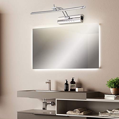 Éclairage miroir LED pour maquillage et soin visage blanc chaud 3000K - 5