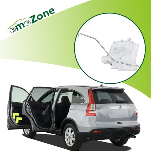 Image of Power Door Lock Latch Actuator Motor with Rod Front Left Driver Side Compatible with 2007-2011 Honda CR-V Replaces 72150-SWA-A01 72150SWAA01