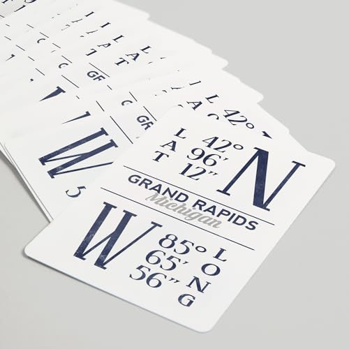 Baraja de cartas Poker 52 piezas Grand Rapids Michigan miniatura 5
