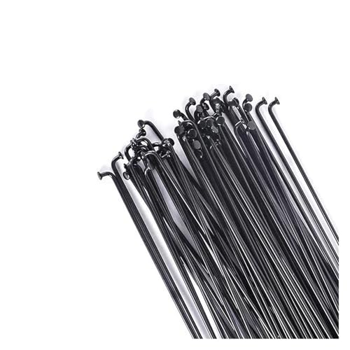 LMDO 36 raggi ad alta resistenza in acciaio inox 14G per mountain bike/bici da corsa (170-300 mm) (298 mm, 36 pezzi)
