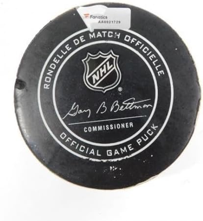 2018 Arizona Coyotes vs. Ottawa Senators Game Used Puck 3-3-18 AA0021729 - NHL Unsigned Game Used Pucks