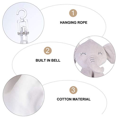 Toyvian Animal de PelÃºcia Cobertor de SeguranÃ§a Elefante Infantil BerÃ§Ã¡rio Personagem Cobertor T