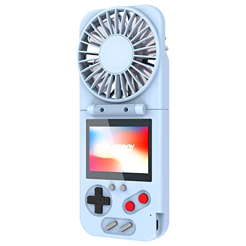 Calager Dispositivo de juego de respuesta rápida ultrafino 3 engranajes 500 en 1 jugador de juego con ventilador de aromaterapia accesorios recreativos azul Cover