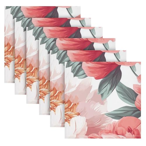 Servilletas de Tela ALAZA Set x6 Multicolor 50.8x50.8 cm miniatura 6