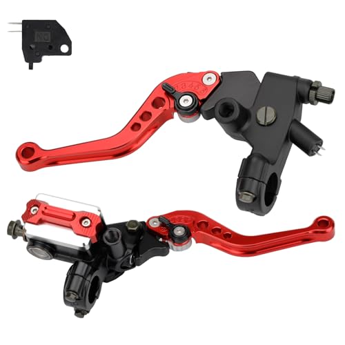 RIDLOG Universal CNC Motorcycle 7/8" 22mm Handlebar Brake Master Cylinder