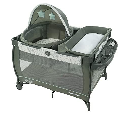 Graco Pack 'n Play Travel Dome Playard | Includes Travel Bassinet
