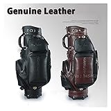  Sacca da Golf Leggera Golf Genuine Borsa in Pelle Standard Ball Package Ball di Alta qualità Uomo Personalizzato Sport Golf Golf Cart Borsa (Color : Genuine Leather)