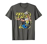 Marvel Thor Classic Retro Comic Graphic T-Shirt T-Shirt