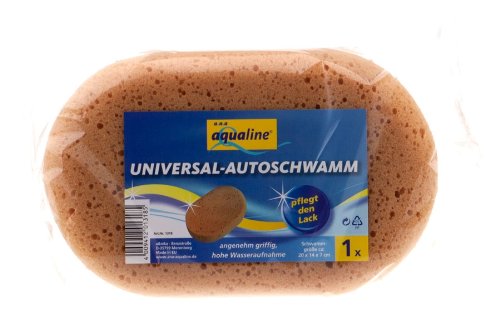 Preisvergleich Produktbild aqualine 1318 Universal Autoschwamm Oval 20x14x7cm (Z29)