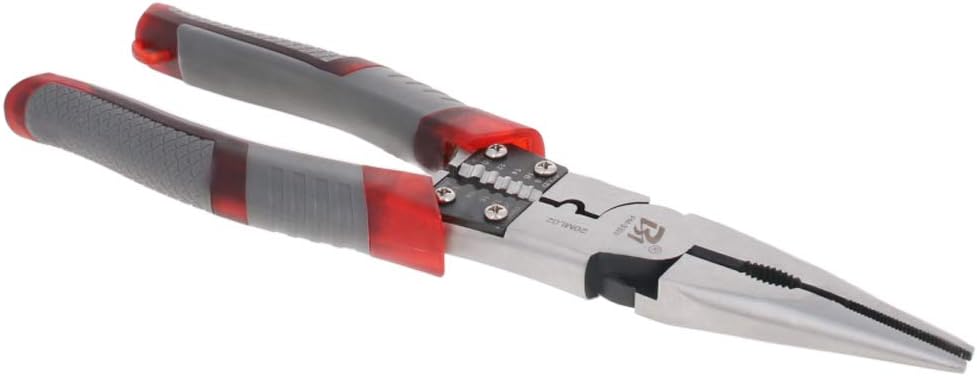 Utoolmart PM-3328 Needle Nose Pliers 8.5 Inch Side Cutter for Crimping Cutting Wires 1Pcs