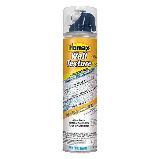 Homax 41072042963 Aerosol Wall Texture, Orange Peel, Water Based, 10 oz, White