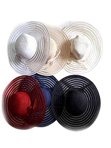 Chapeau large femme beige pour événement chic et habillé
