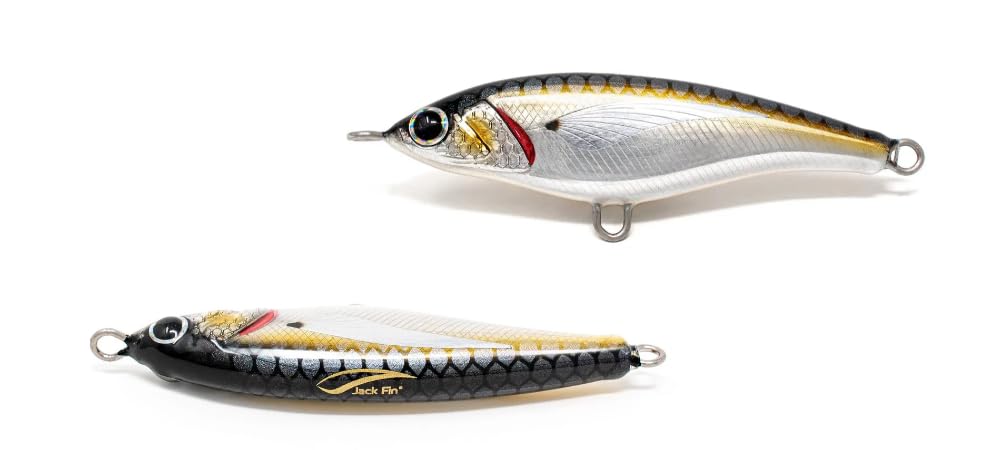 Leurre Jack Fin Pelagus 75 S couleur argent shad de Marlin Blue