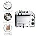 Dualit 2+1 Combi Toaster - Stainless Steel - Hand Built in the UK - Replaceable ProHeat® elements - Heat one, two or three slots, mechanical timer - Replaceable parts - Polished
