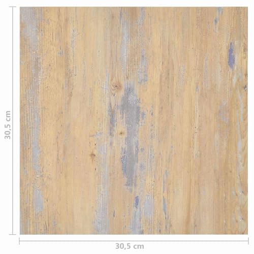 Tablones autoadhesivos de PVC para suelos viejos: solución rápida con aspecto moderno gris 3