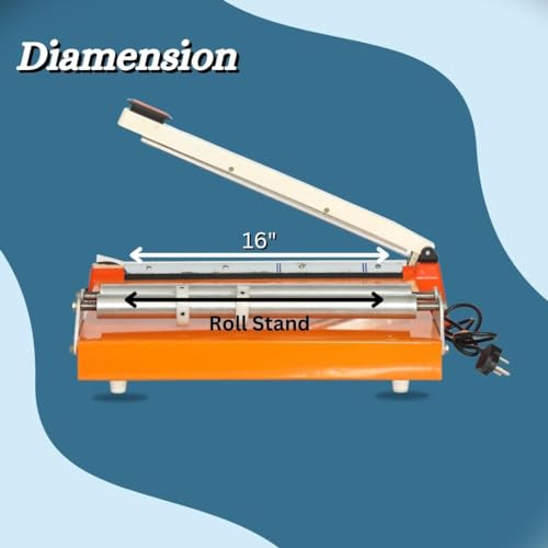 Image of SMART PACK I-Bar Sealer Machine, Heat Sealer, Sealer Machine, Packing and Cutting Machine With Smart Pack's Heat Gun, 16 Inch Polyolefin R oll15 Mic.