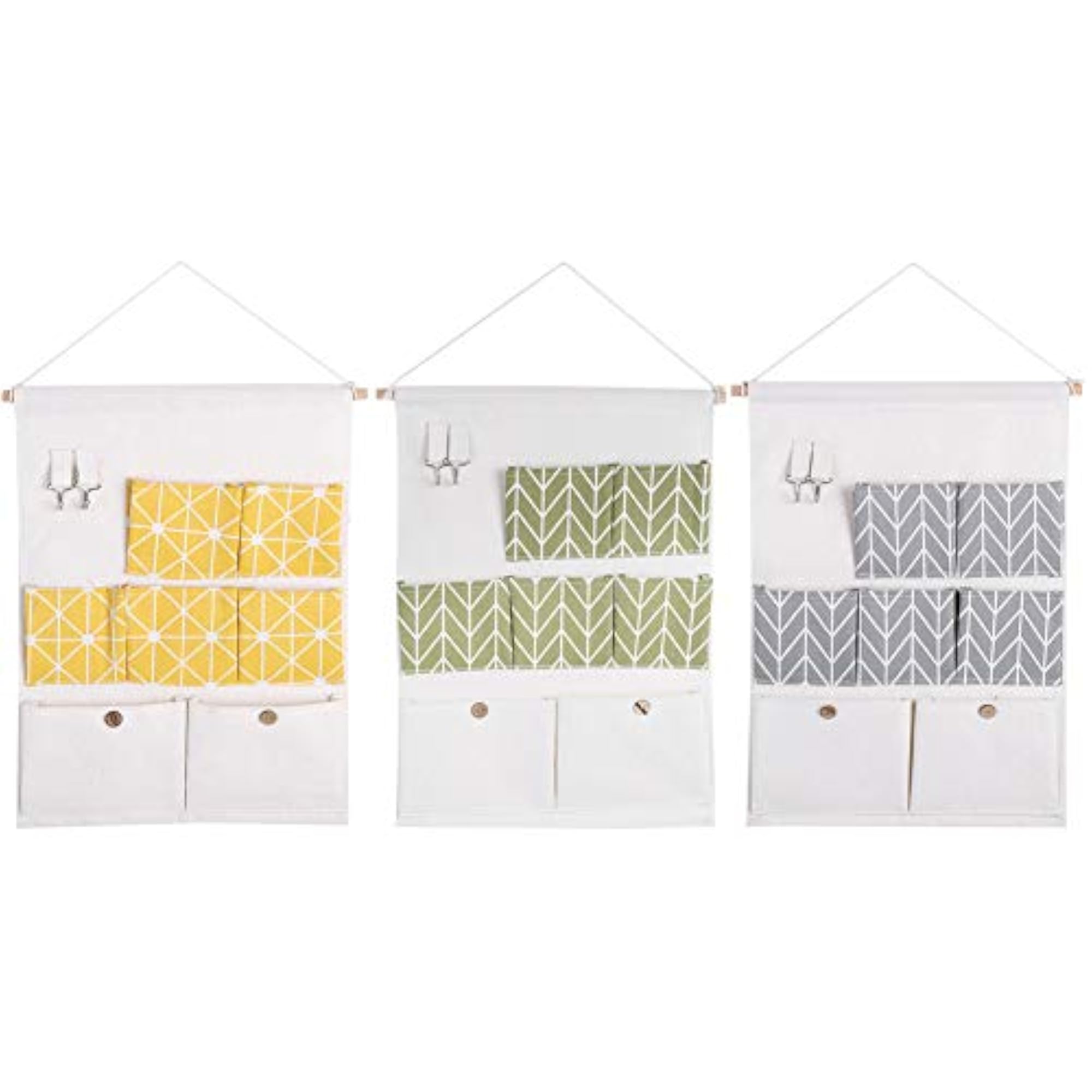 Large Capacity Hanging Storage Bag, 7 Pockets for Home Office