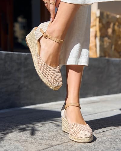 Image of Coutgo Women's Platform Wedge Espadrilles Sandals