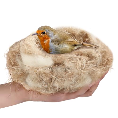 Image of Bibabala 40g /1.41oz Pack Bird Nesting Material, Mixing Natural Materials Breathable and Dry Building for Bird for Cage,Gardens,Tree Trunks