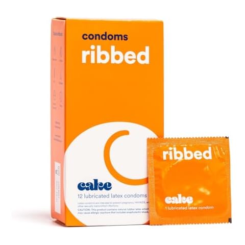 Hello Cake Ribbed Condoms Cover