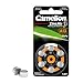 Produktbild Camelion 15056013 - Zink Luft Knopfzellen-Batterie ohne Quecksilber A13/ZL 13 mit 1,4 Volt, 6er Set, Kapazität 280 mAh, für analoge oder digitale Hörgeräte