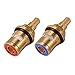 Brass Ceramic Stem Disc Cartridge Faucet Valve Replacement Quarter Turn 1/2
