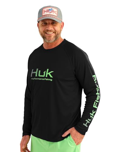 Image of HUK Men's Pursuit Vented Long Sleeve Fishing Shirt (+30 UPF)