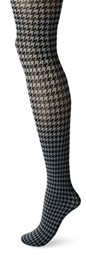 HUE Women's Houndstooth Tights with Control Top