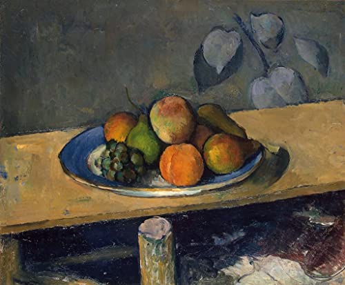 Impression sur toile Cézanne de qualité supérieure - Art moderne Fruits poires 60x90cm