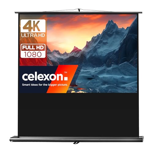 celexon portátil proyector- Pantalla de trípode Ultra portátil Professional para Escuela, presentación u Oficina con Varilla telescópica – 200 x 125 cm – 16:10 – Ganancia 1,0 celexon portátil proyector- Pantalla de trípode Ultra portátil Professional para Escuela, presentación u Oficina con Varilla telescópica – 200 x 125 cm – 16:10 – Ganancia 1,0