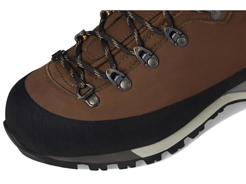 ASOLO Men's Nuptse GV Waterproof Hiking Boots – Nubuck Leather Gore-Tex Lace-Up High-Cut Backpacking Boots w/Vibram Outsole4