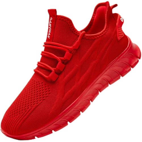Image of Men Running Shoes Tennis Walking Gym Slip On Workout Athletic Fashion Sneakers Lightweight Breathable Sport Jogging Casual Shoe