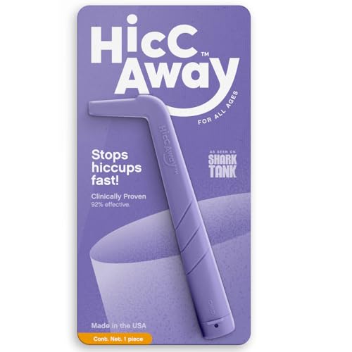 HiccAway Hiccup Straw Stops hiccups Fast! Clinically Proven Hiccup Relief