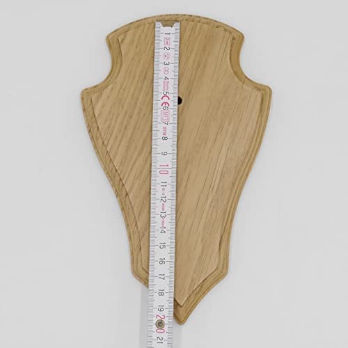 Generisch 5 carteles de trofeos REH en punta de roble claro pequeño AF 19 cm x 11 cm